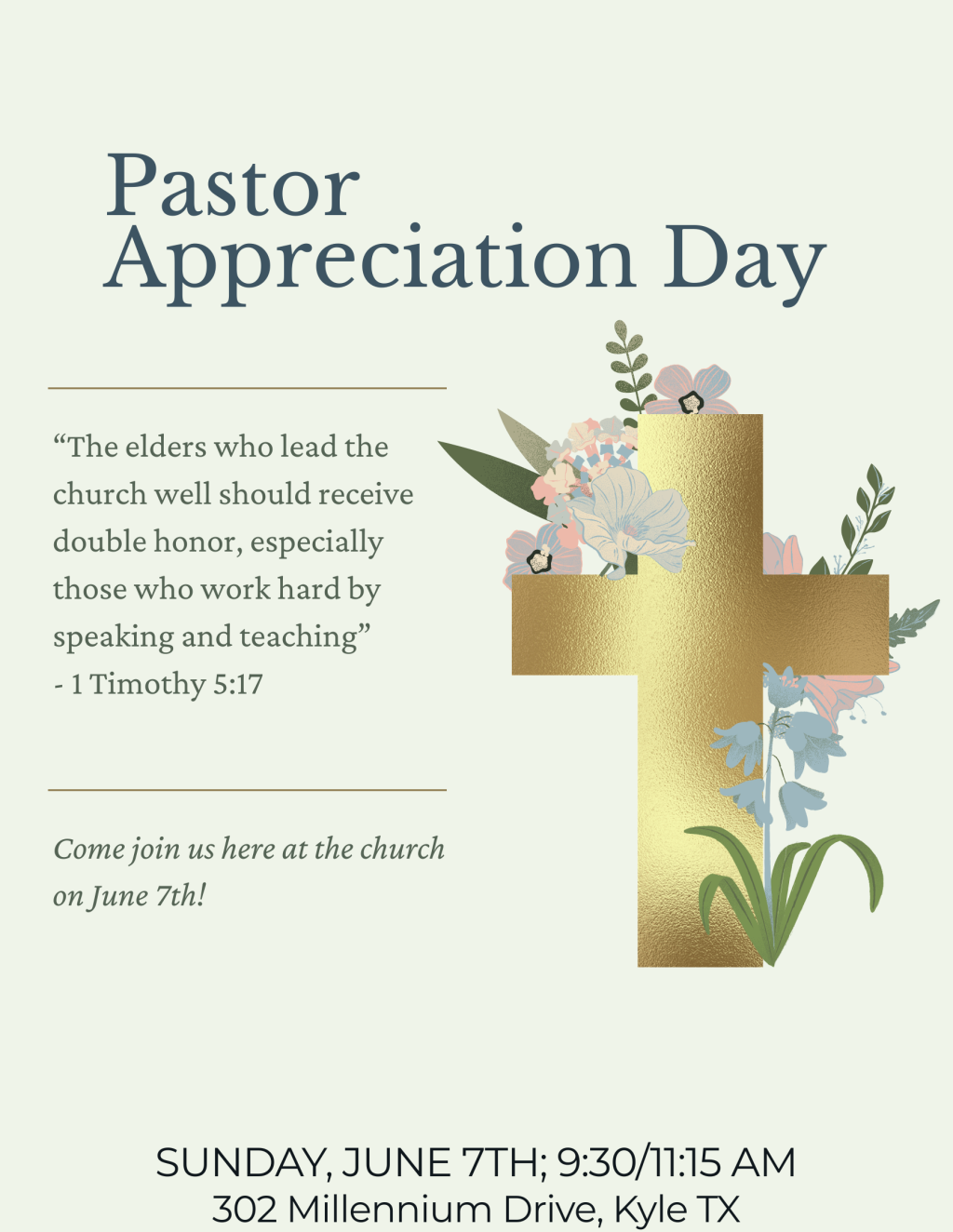 Pastor Appreciation Day 2026